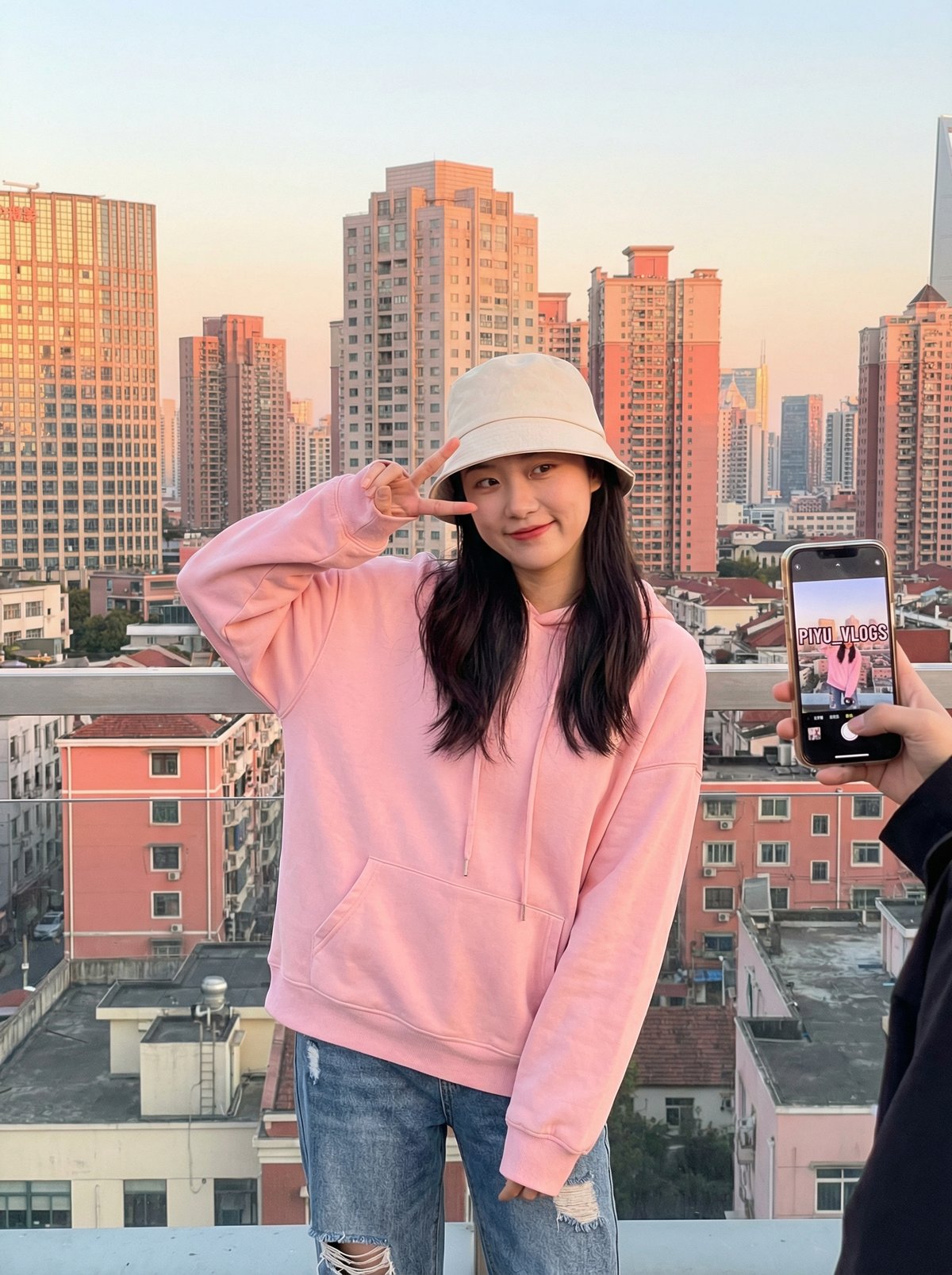 香蕉视频城市天台vlog视频